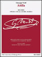 Attila Opera Vocal Score cover